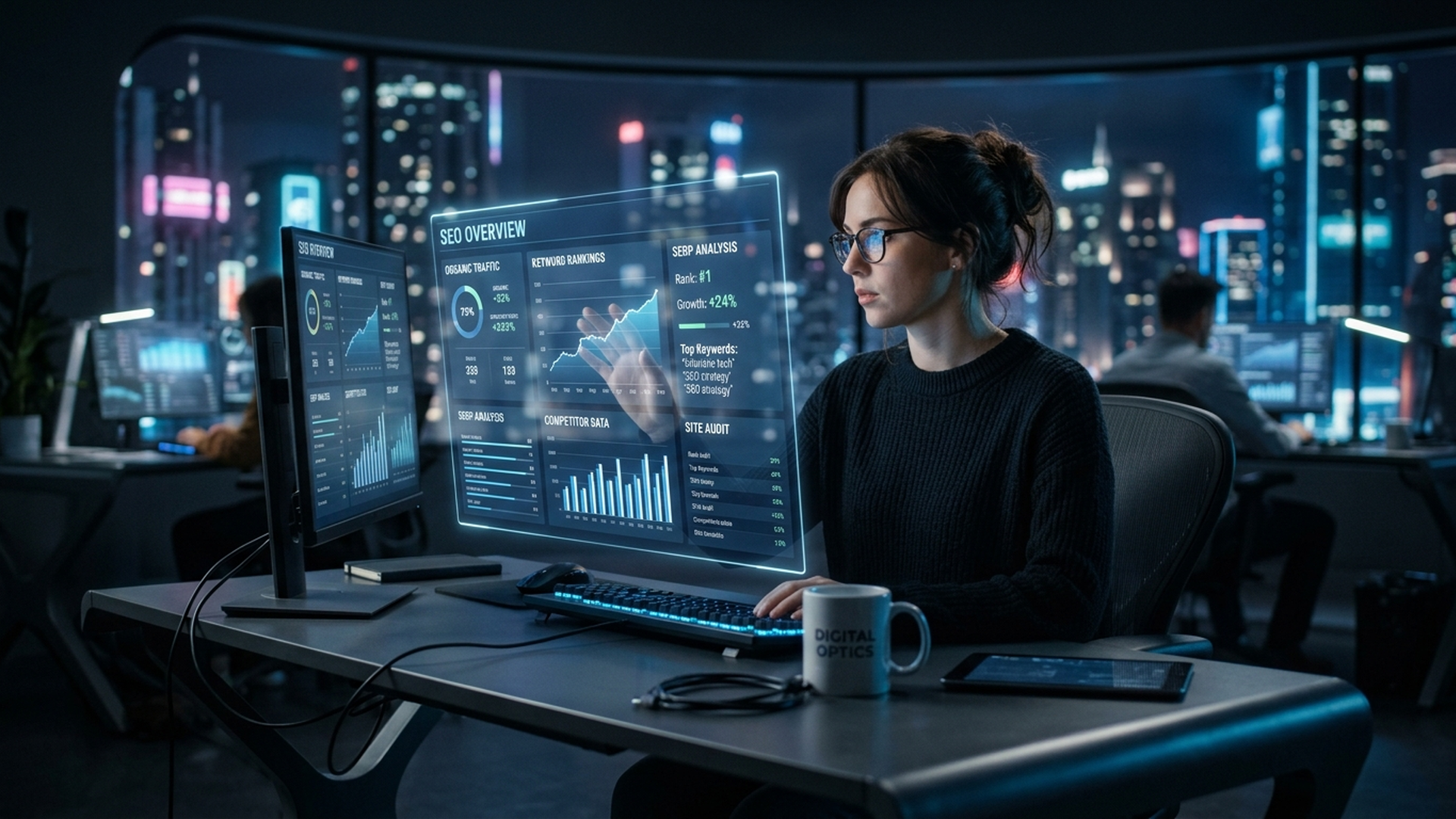 AI記事量産のリスクを示すイメージ