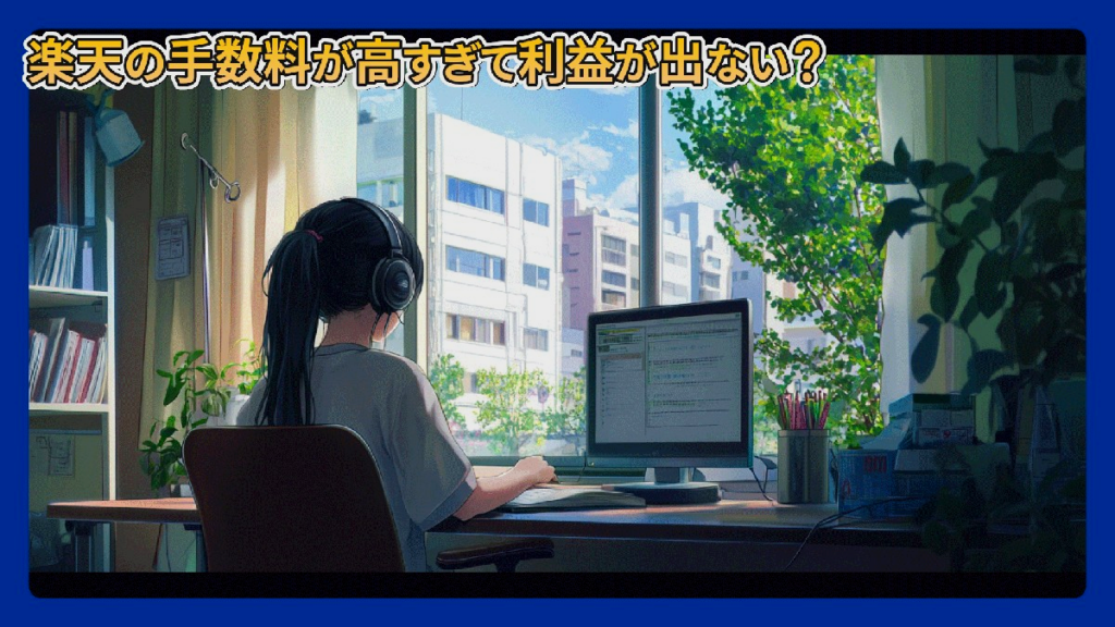 楽天の手数料が高すぎて利益が出ない？コスト構造の見直し方